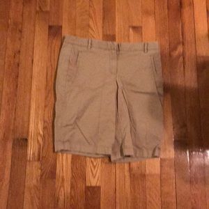 J. Crew khaki Bermuda shorts